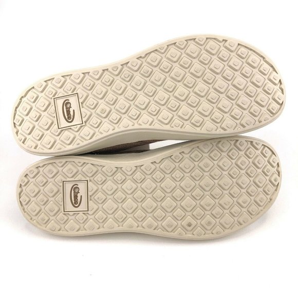 Chaco Davis Lace Casual Brown Canvas Shoes 11 - Picture 6 of 7